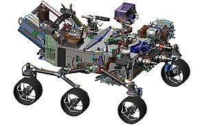 Computer Design Drawing Of Mars Rover 2020